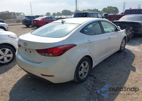 2014 Hyundai Elantra Se из США, поврежденный, VIN 5NPDH4AE4EH456461